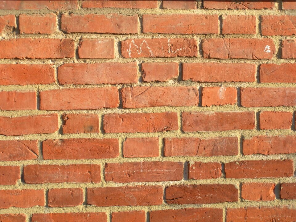 Brick brick red wall
