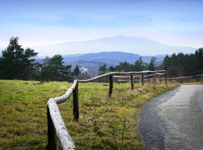 Trail view landscape photo