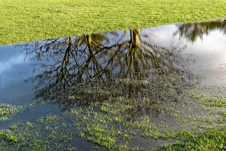 Reflection course landscape photo