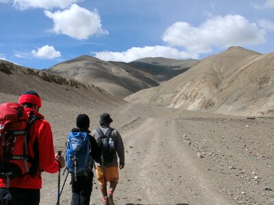 Away wide mountains