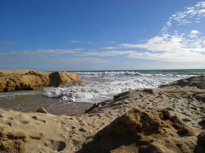 Sea beach waves