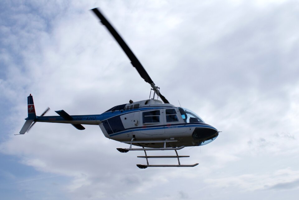 Flying blue sky