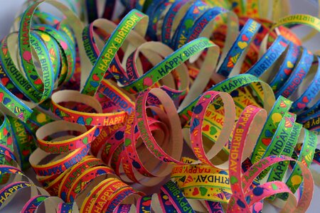 Colorful congratulations celebration