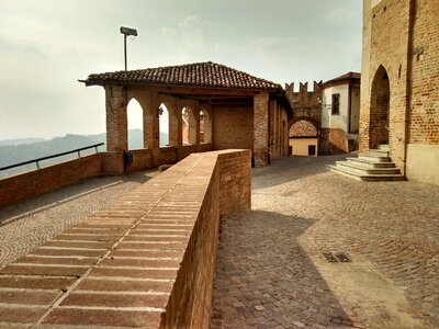 Castle medieval village roero