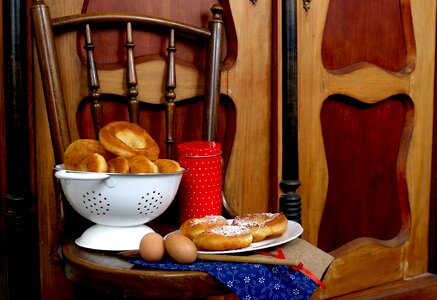 Donut chair wooden spoon photo