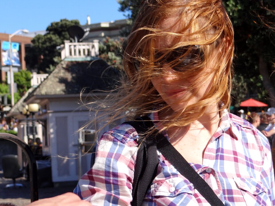 Hair women walk