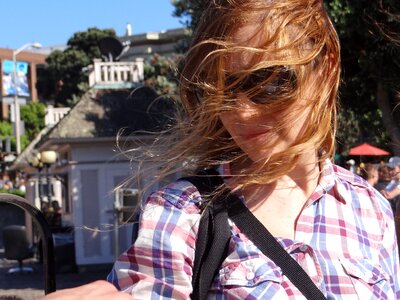 Hair women walk