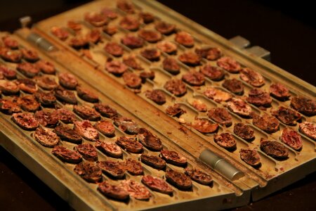 Roast chocolate cocoa beans