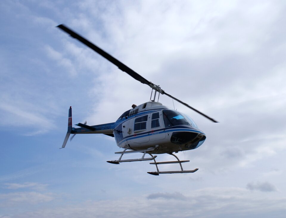 Flying blue sky