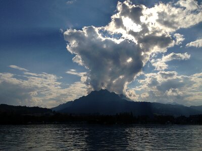 Mountain central switzerland water