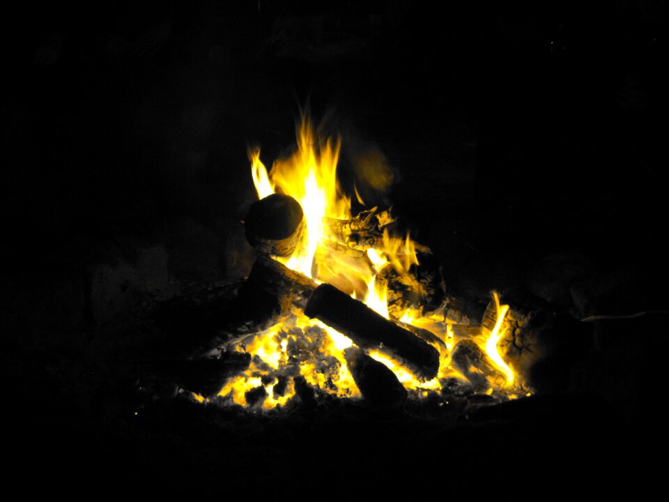 Easter flame campfire