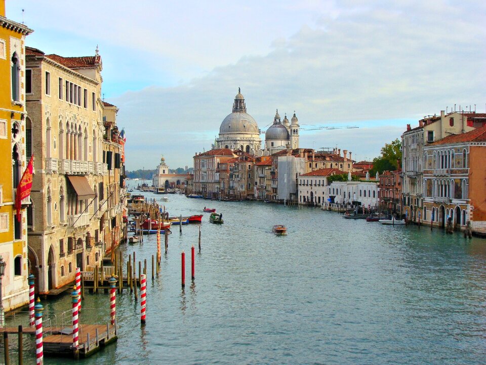 Venice channel facades