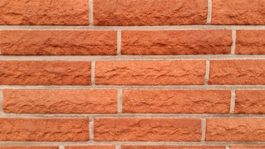 Brick red structure photo