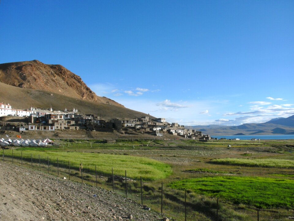 Mountains village wide