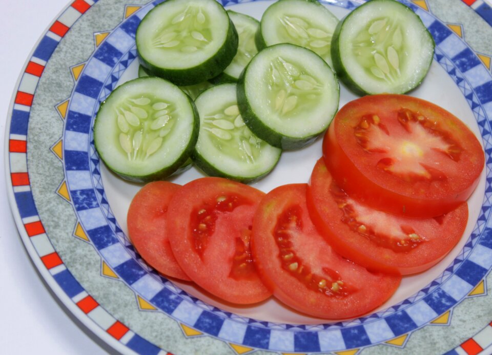 Tomato cucumber