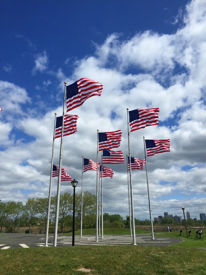 Usa patriotic stripes