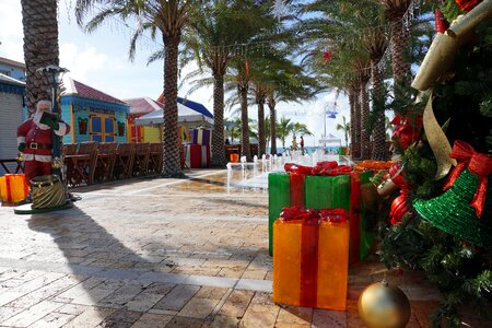St maarten beach christmas