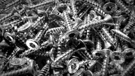Metal spax wood screws