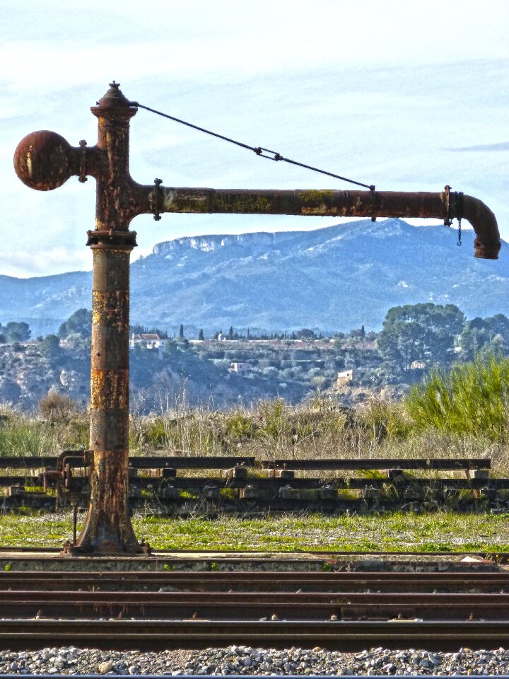 Railway steam water