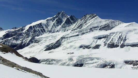 Alpine landscape rock photo