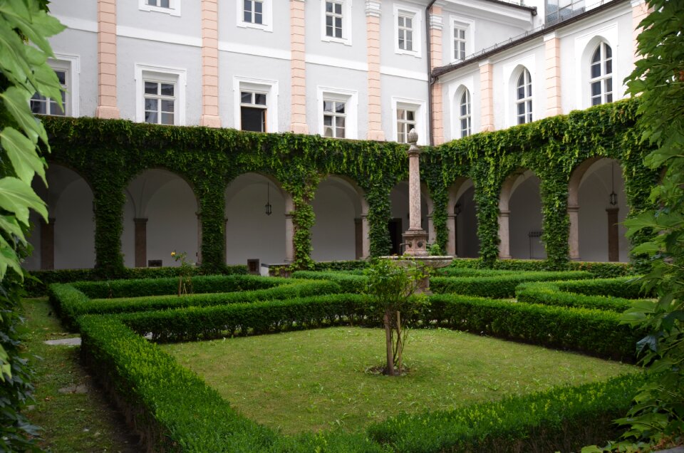 Tomb of emperor of maximilian courtyard historic center