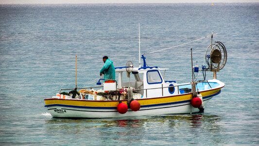 Boat fishing photo