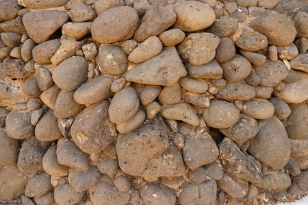 Stone beach close up nature