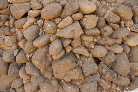 Stone beach close up nature photo