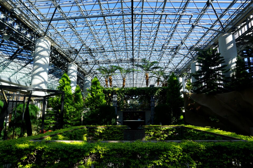 Garden botany architecture