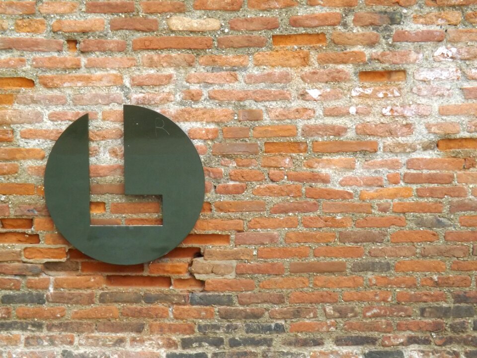 Bricks letter graphics