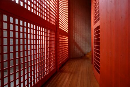 Red architecture light