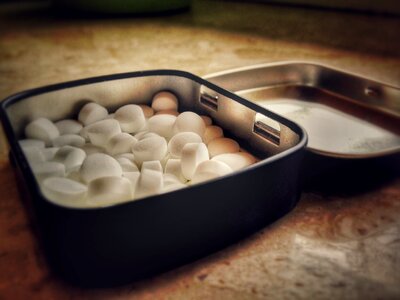 The pill candy box