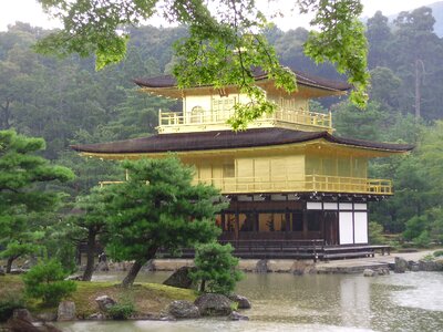 Pavilion gold temple photo