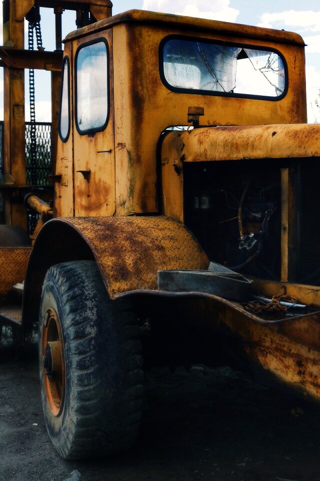 Vehicle vintage wreck