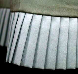 Hemline fashion satin