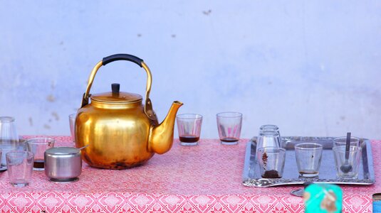 Drink pot egyptian photo