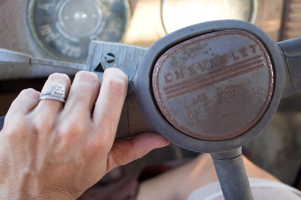 Antique truck retro