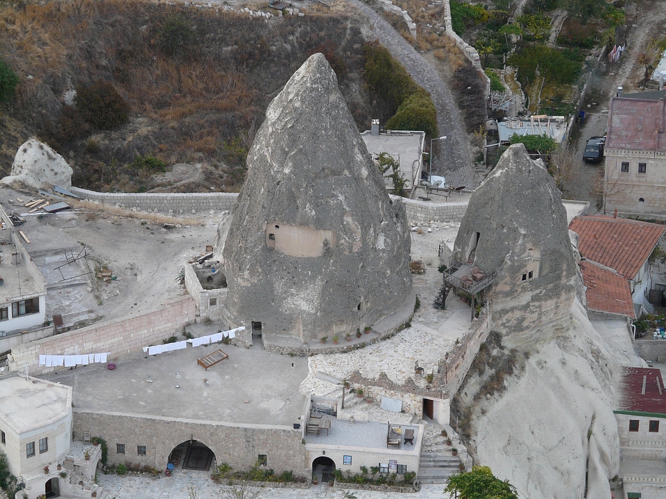 Tufa formations turkey cappadocia