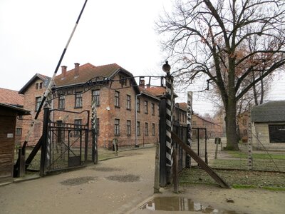 Concentration birkenau memorial photo