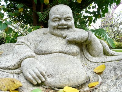 Smile garden decoration