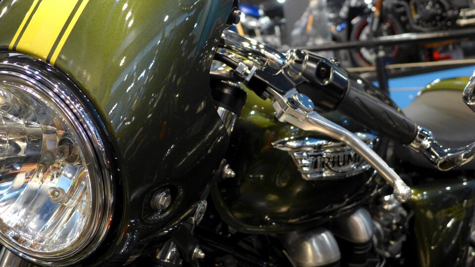 Triumph motorbike photo