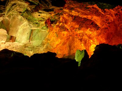 Nature dark orange photo