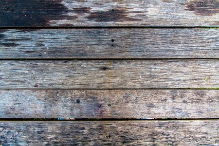 Wooden flooring ground the board