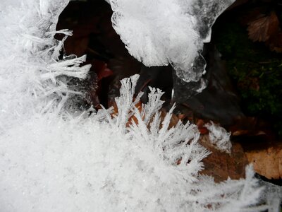 Cold eiskristalle frozen photo