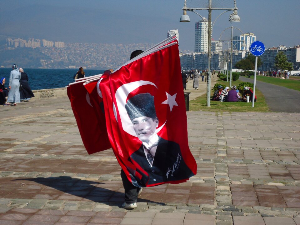 Flag ataturk a national holiday