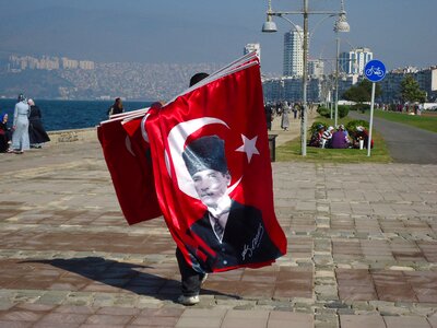Flag ataturk a national holiday