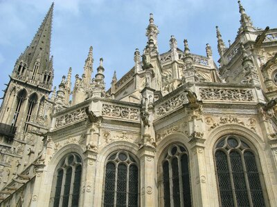 Normandy monastery abbey photo