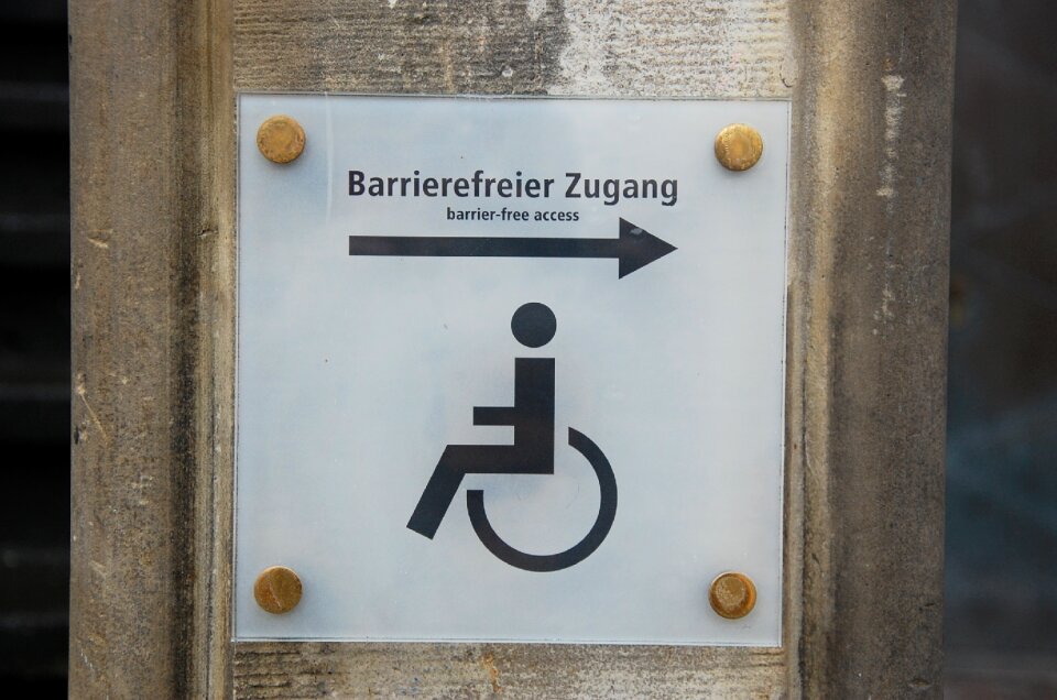 Impaired disabled accessible