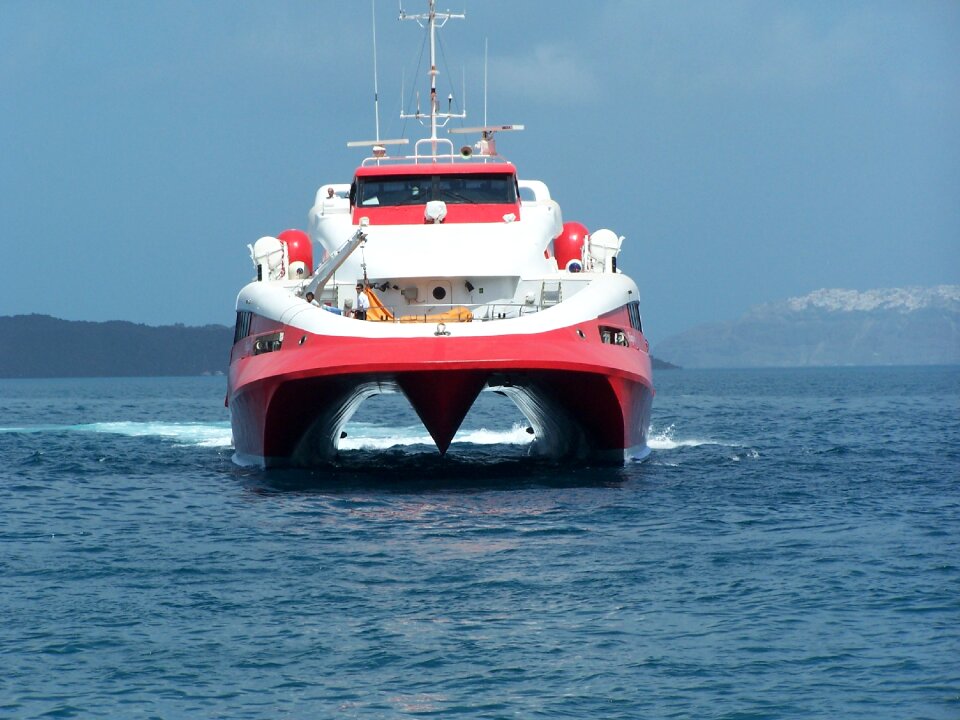 Boat open sea yacht