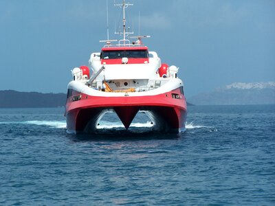 Boat open sea yacht
